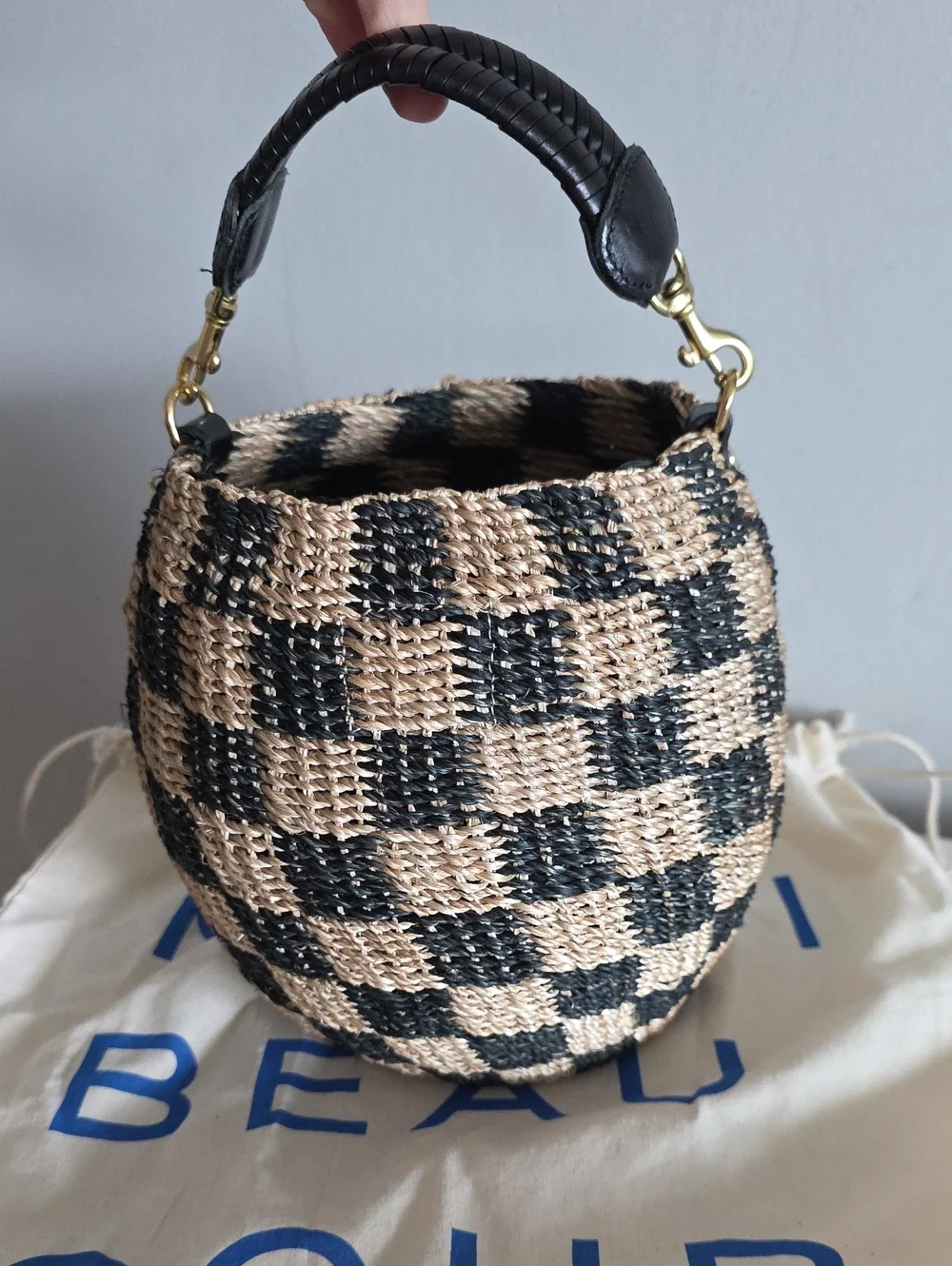 Clare V. Pot De Miel Checkered Bag - Picture 3 of 10